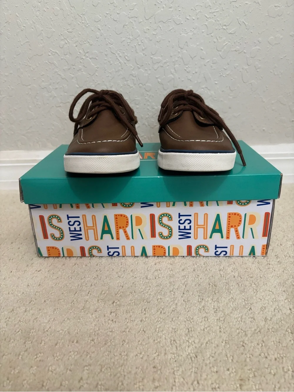 West Harris Sully Little/Big Kid Boys' Boat Dress Shoe – Brown Size 2M